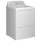GE Appliances 7.2 Cu. Ft. Electric Dryer in White and Silver Matte, , large