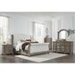 Ashley Ardenfield King Upholstered Sleigh Bed in Light Brown, , large