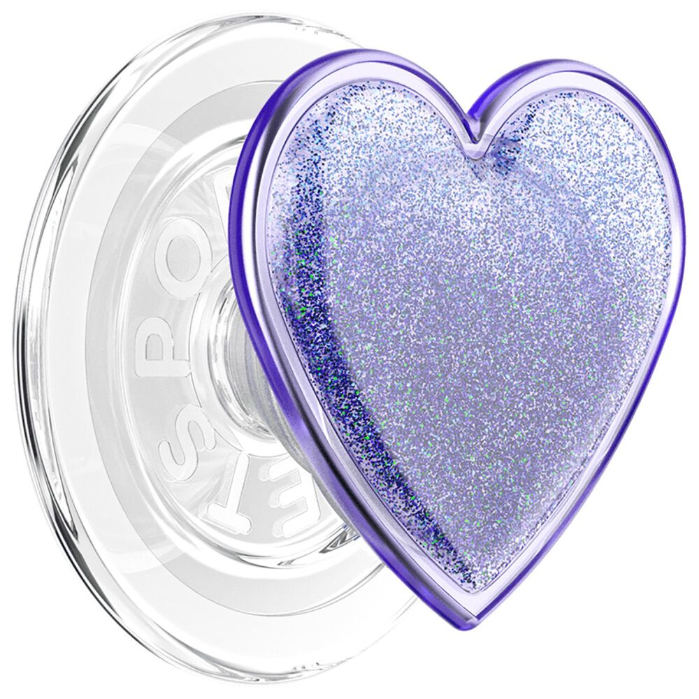 PopSockets MagSafe Circle PopGrip in Tidepool Squishy Heart Lavender, , large