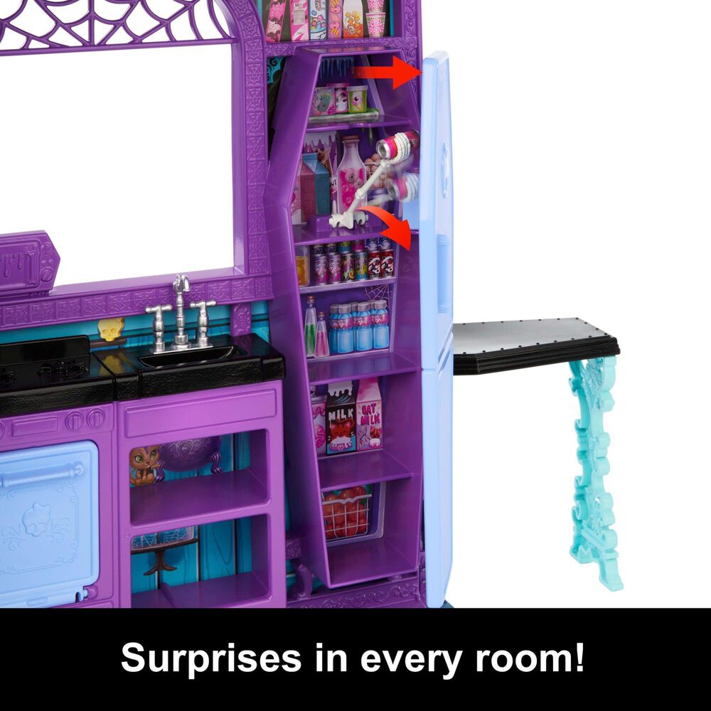 Monster High Boo-tique Haunted Hotel Dollhouse in Multicolor, , large