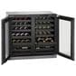 U-Line 36" French Door Wine Cooler with Double Doors and Integrated Frame - Panels Sold Separately, , large