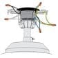 Hunter Sentinel 52" Ceiling Fan in Brushed Slate, , large