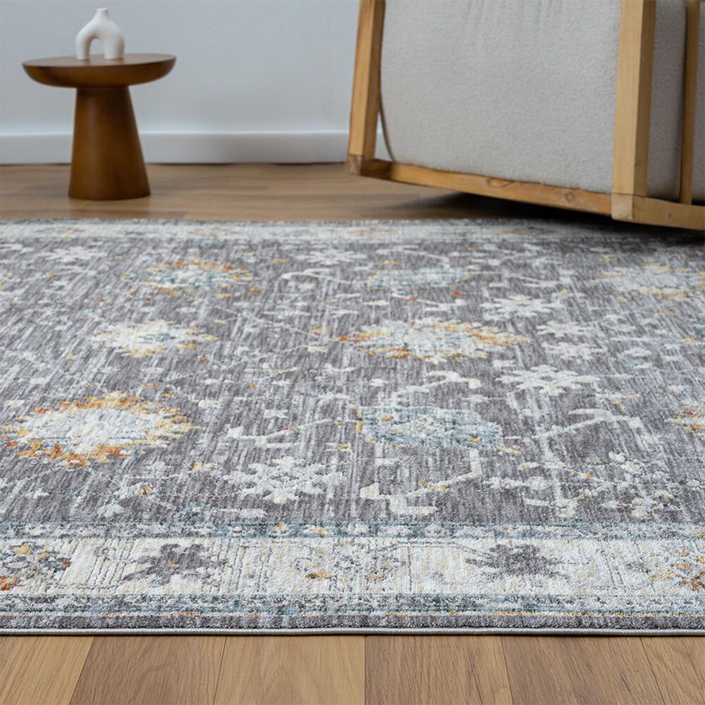 L&amp;R Resources Allure 82473GML Gray and Blue 9&#39; x 12&#39; Area Rug, , large