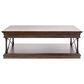Belle Furnishings Tribeca Rectangular Cocktail Table in Cordovian Brown, , large
