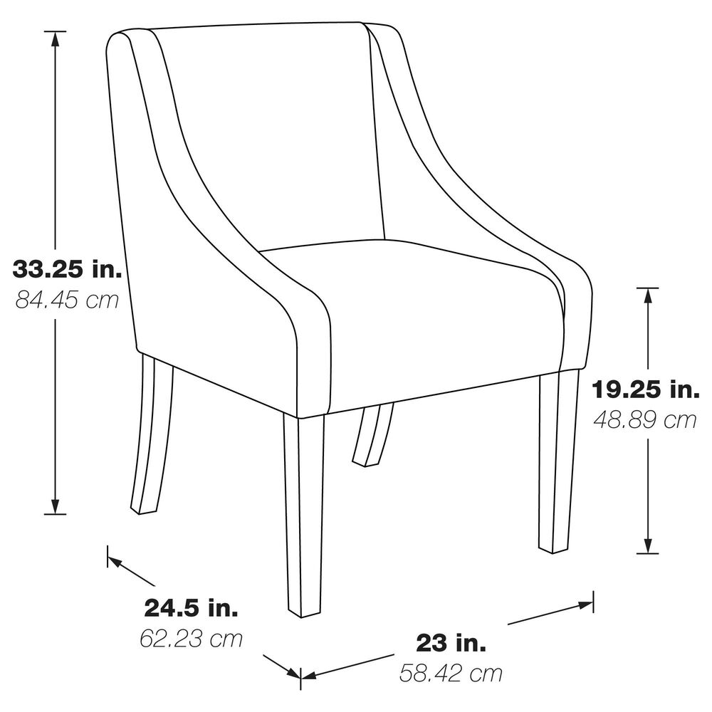 Office Star Products Monarch Side Chair with Cream Faux Leather Cushion in Light Oak, , large