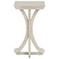 Linden Boulevard Dylan Sculptural Pedestal End Table in White, , large
