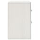 Ashley Zuraleus Queen Upholstered Storage Bed with Two Nightstands in Matte White, , large