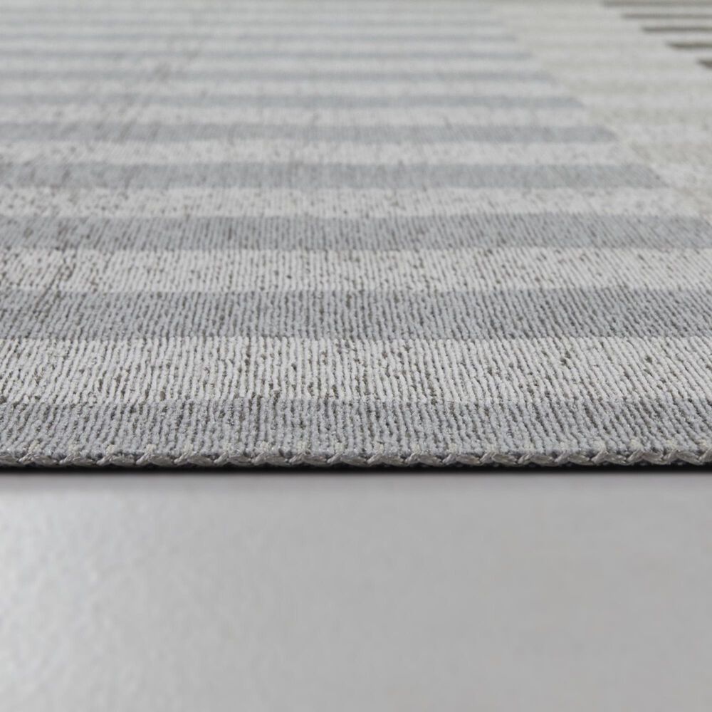 Balta Rugs Lanceray Striped 5&#39;3&quot; x 7&#39; Grey Area Rug, , large