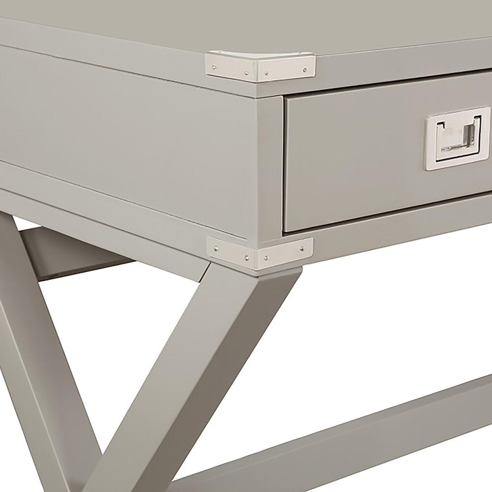 OSP Home Wellington 46&quot; Power Desk in Gray, , large