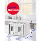 Betty Crocker 4-Slice Pop-Up Toaster in White, , large