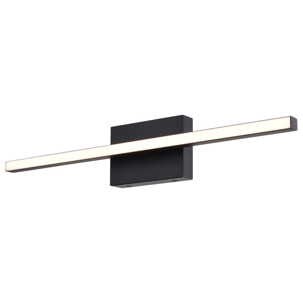 Vaxcel Ashburn 1-Light Bathroom Vanity in Matte Black, , large