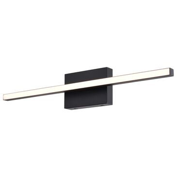 Vaxcel Ashburn 1-Light Bathroom Vanity in Matte Black, , large