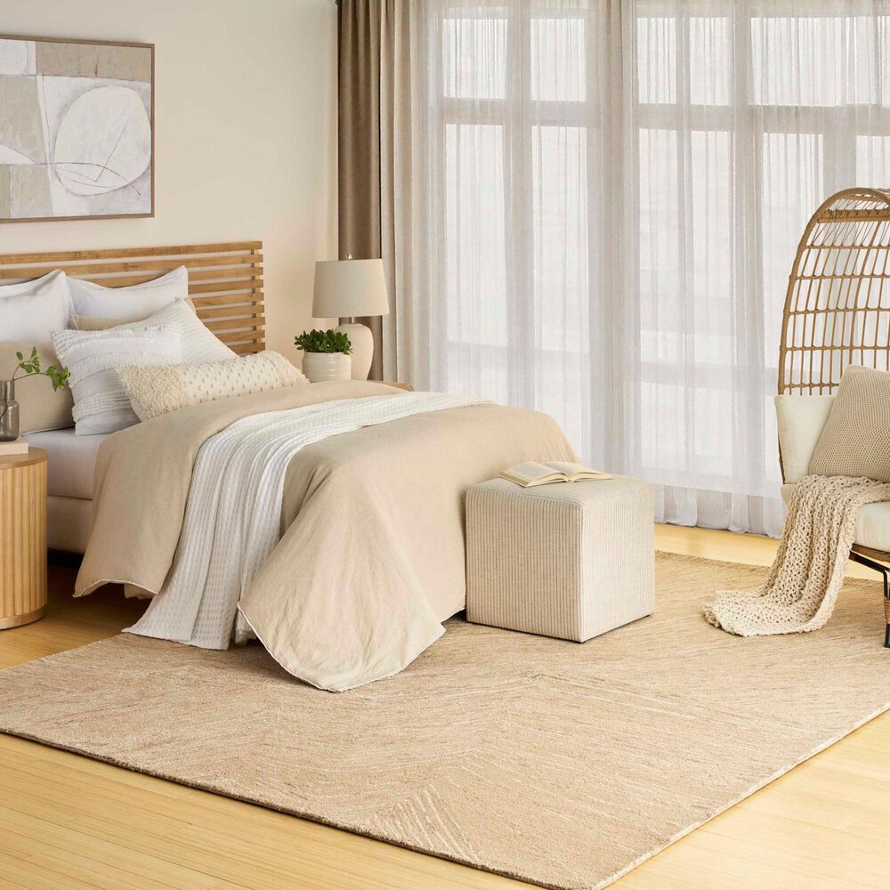Nourison Pure Angles Camel 8&#39;6&quot; x 11&#39;6&quot; Area Rug, , large