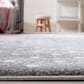Safavieh Carousel 8" x 10" Grey, Ivory and Pink Kids Area Rug, , large