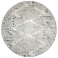 Radici USA Davide Geometric 5"3" Round Grey Area Rug, , large