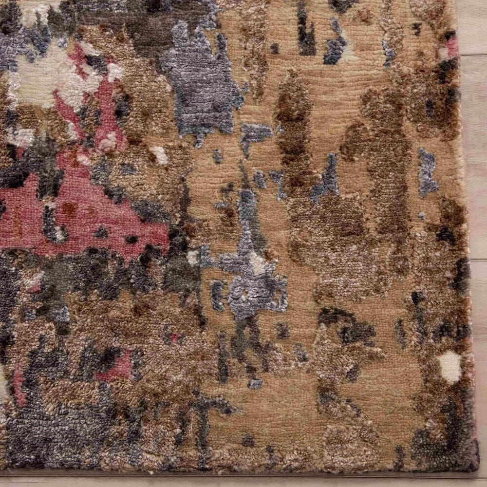 Rizzy Evolution Rust, Brown, Silver, Beige and Ivory 8&#39; x 10&#39; Area Rug, , large