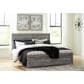 Ashley Bronyan King Panel Bed in Dark Gray, , large