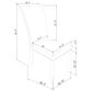 Modern Market Side Chair in Black, , large