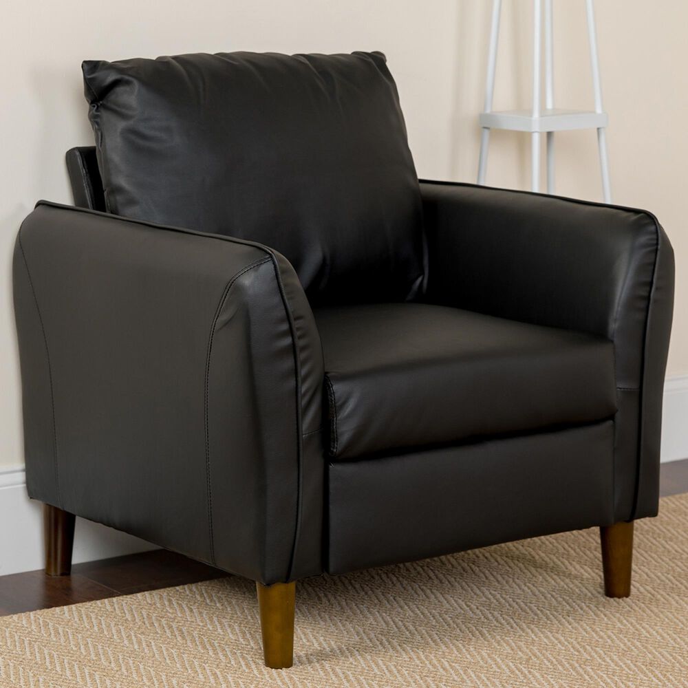 Flash Furniture Milton Park Arm Chair in Black, , large
