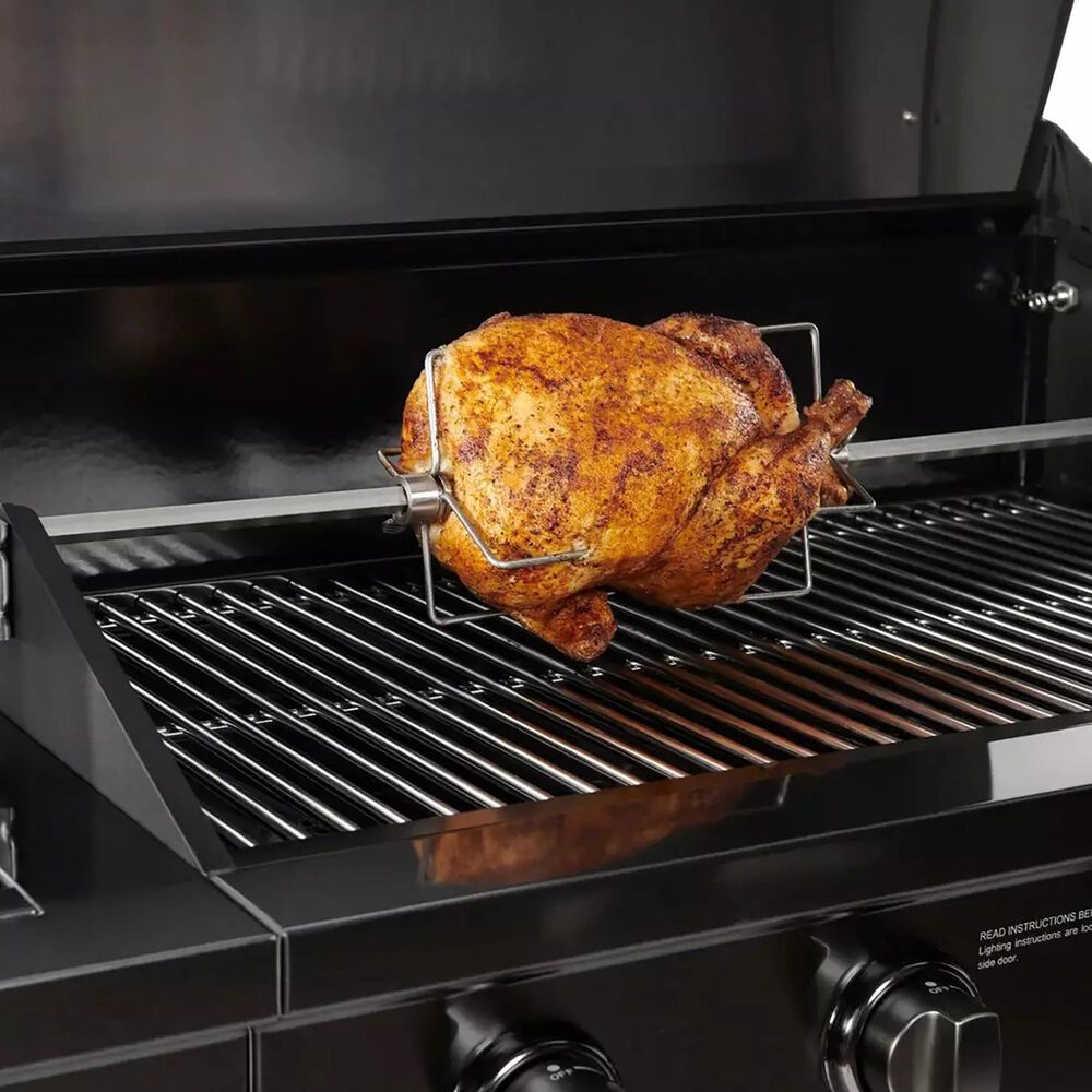 TYTUS 36&quot; Rotisserie Kit with Motor Cooking Accessory in Stainless Steel, , large