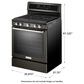 KitchenAid 30" Gas Range in Black Stainless Steel, , large