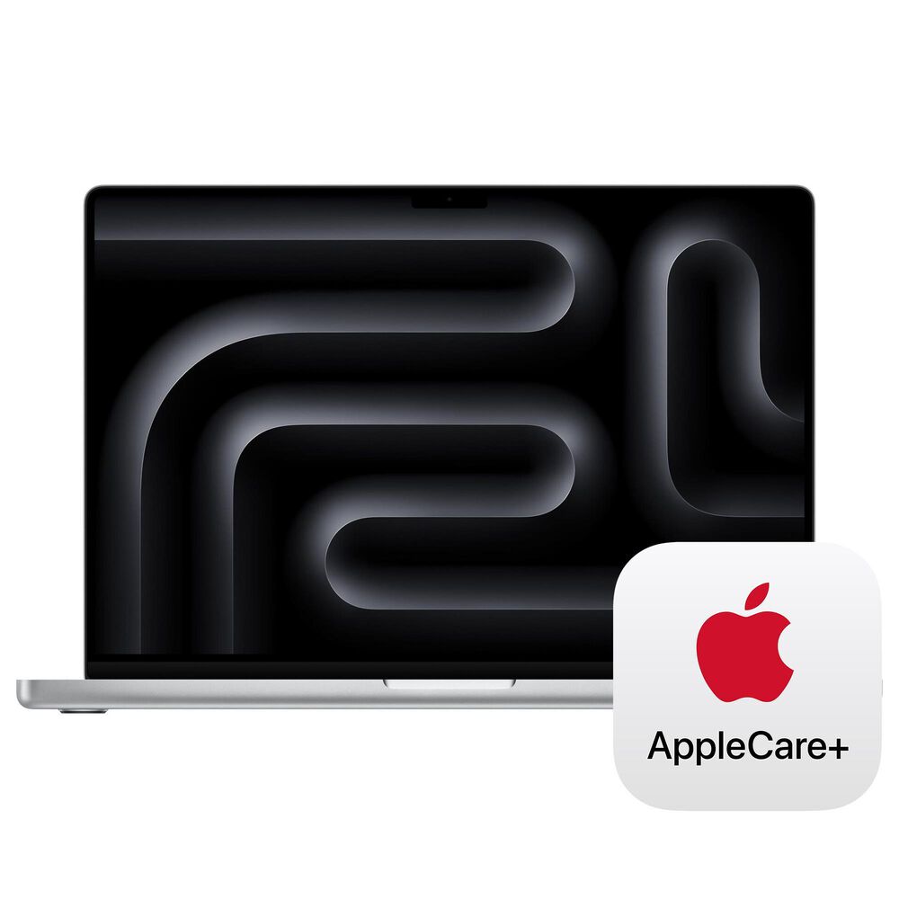 Apple MacBook Pro 16.2" Laptop - Apple M4 Pro chip 14-core - 48GB RAM - 20-core GPU - 512GB SSD in Silver with 3-Year AppleCare+, , large