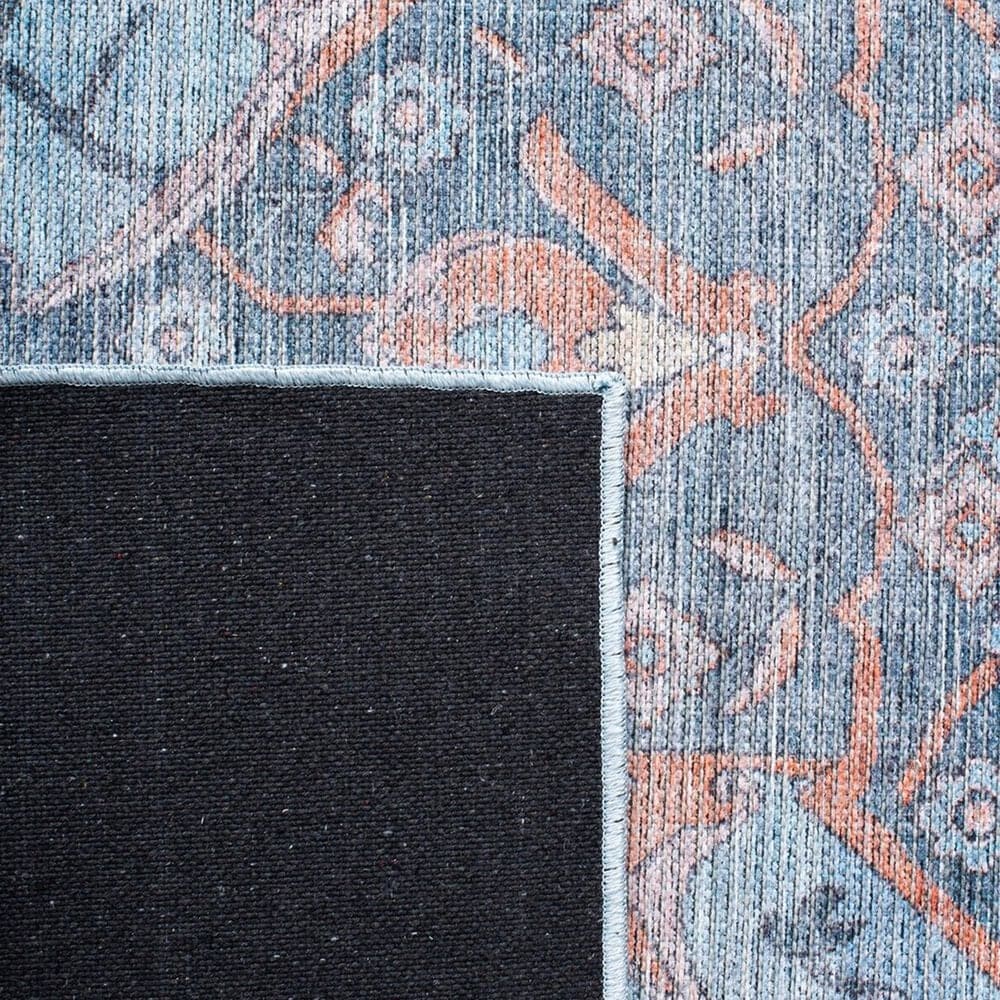 Safavieh Serapi 4&#39; x 6&#39; Blue and Orange Area Rug, , large