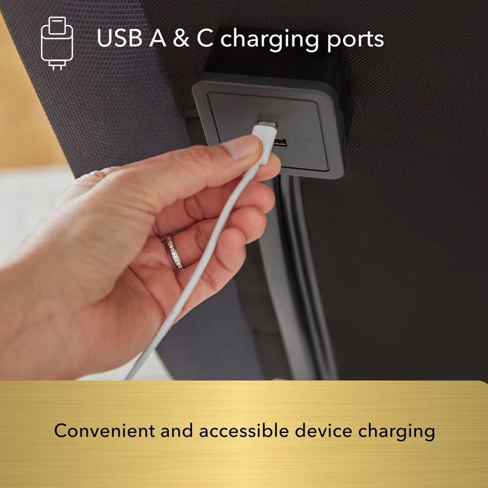 Serta Perfect Sleeper Select Benson Park Medium Pillow Top Queen Mattress with Serta Gold Baselogic Adjustable Base, , large