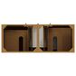 James Martin Hudson 60" Double Bathroom Vanity in Honey Oak with 3 cm Victorian Silver Silestone Top and Rectangular Sinks, , large