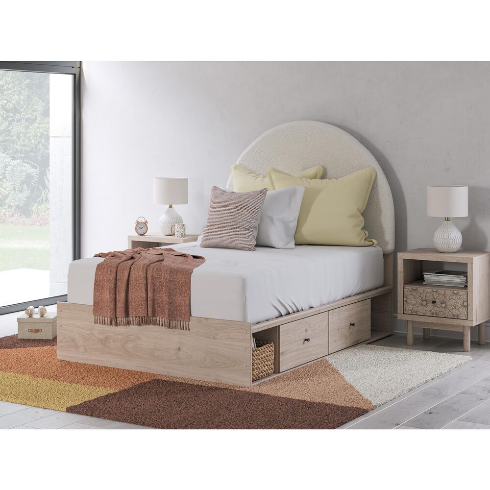 Ashley Arloster 1-Drawer Nightstand in Tan, , large