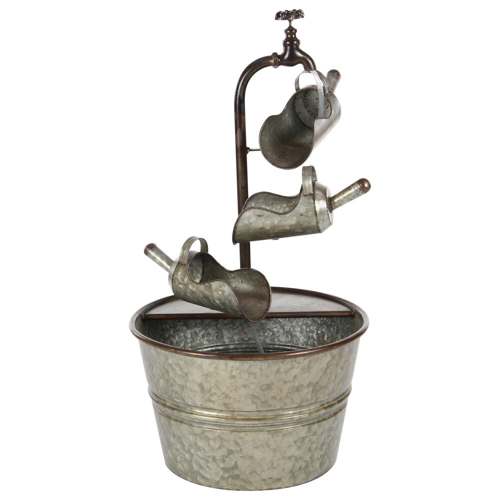 Maple and Jade 28&quot; Farmhouse Fountain in Gray, , large