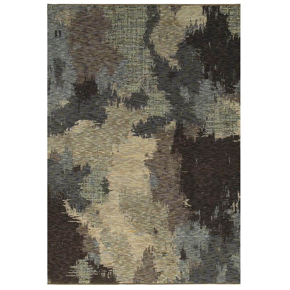 Oriental Weavers Evolution 8011B 5"3" x 7"3" Blue Area Rug, , large