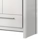 Lexora Home Lafarre 36" Single Bathroom Vanity in Rustic Acacia with 2 cm White Cultured Marble Top, Rectangular Sink and 28" Mirror, , large