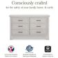 DaVinci Emory Farmhouse 6-Drawer Dresser in White Driftwood, , large