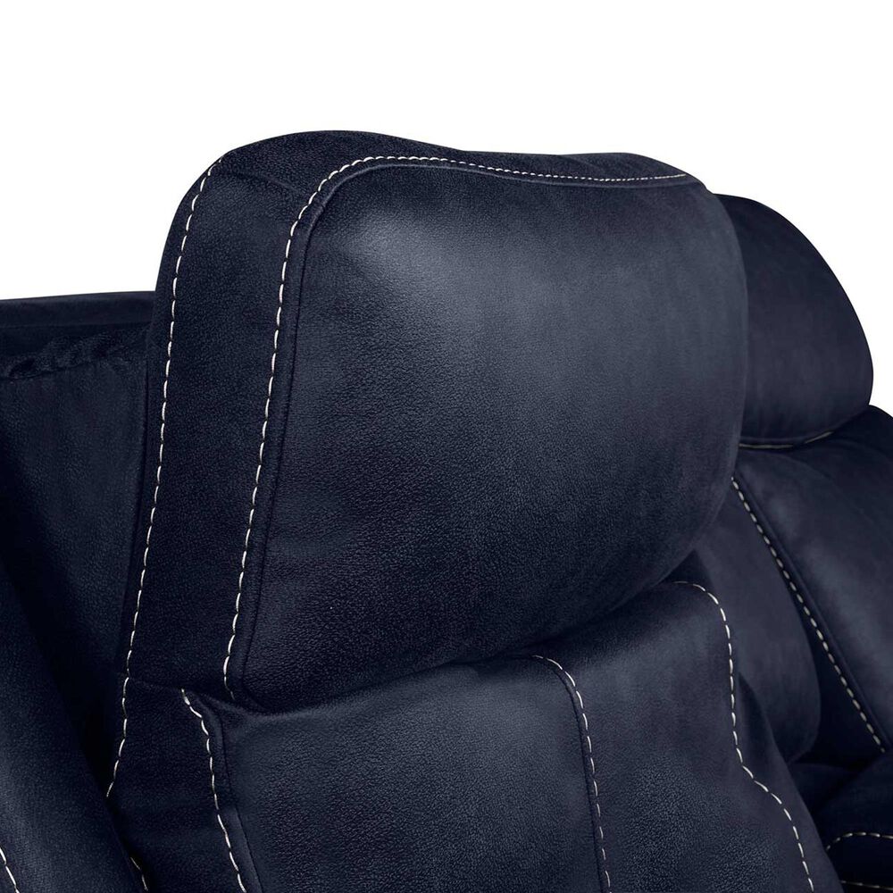 Steve Silver Valencia Dual-Power Recliner in Ocean Blue, , large