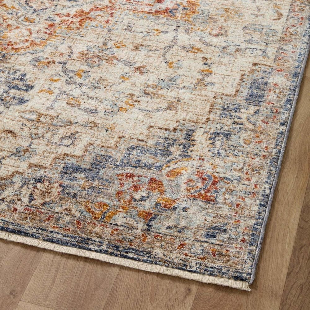 Loloi II Sorrento 9&#39;6&quot; x 13&#39;1&quot; Ivory and Fiesta Area Rug, , large