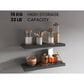 Hearth and Haven Ecco32" Floating Wall Shelf with Space-Saving Design in Gray (Set of 2), , large