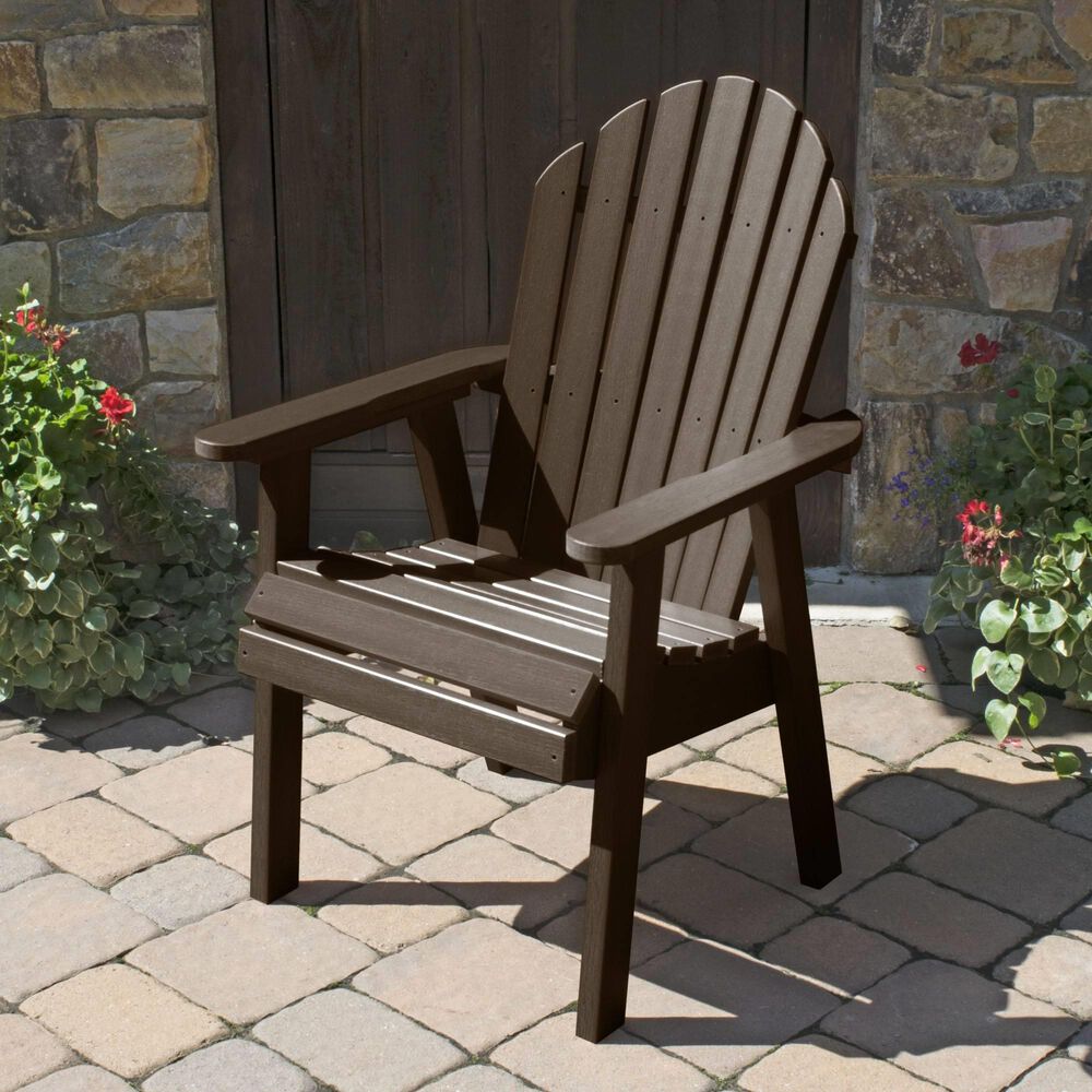 Highwood USA Hamilton 7-Piece Patio Dining Set in Weathered Acorn Finish, , large