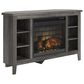 Ashley Arlenbry 48" TV Stand with Electric Infrared Fireplace Insert in Weathered Oak, , large