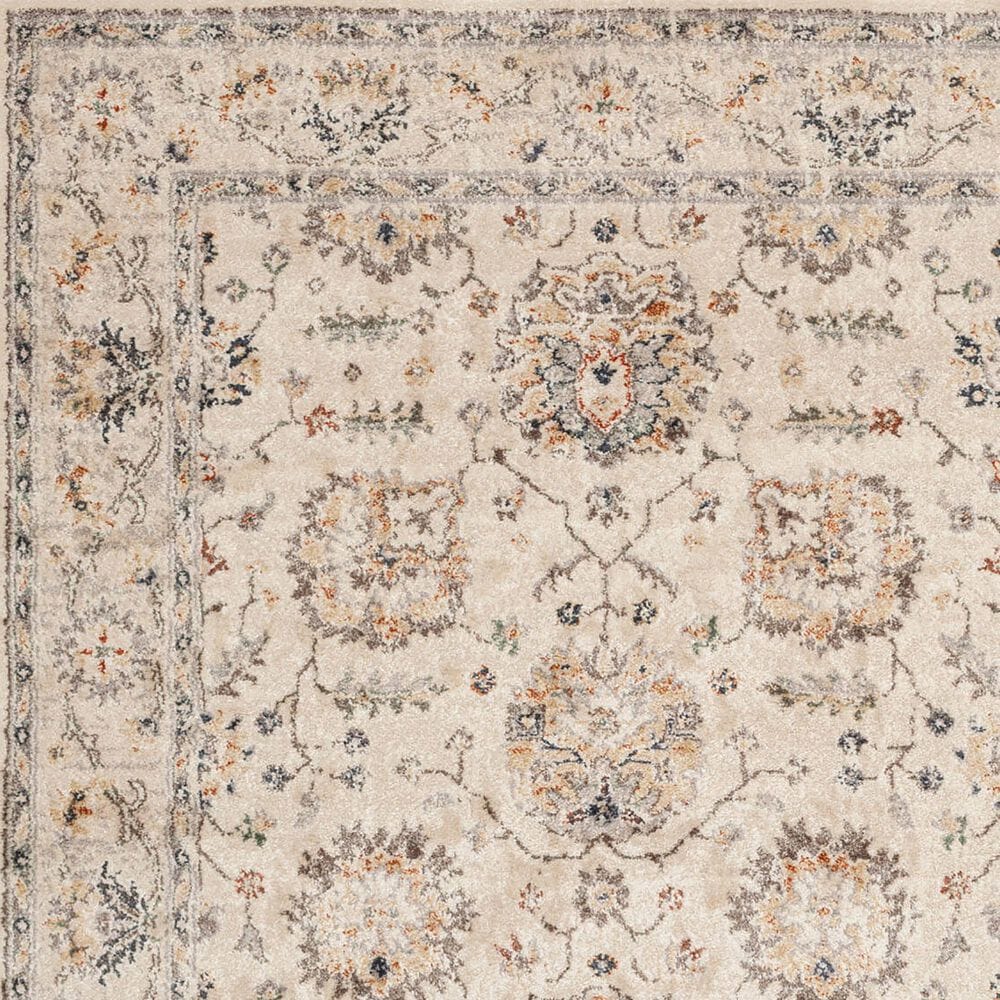 Central Oriental Minerva Roan 7&#39;10&quot; x 9&#39;10&quot; Alabaster and Storm Area Rug, , large