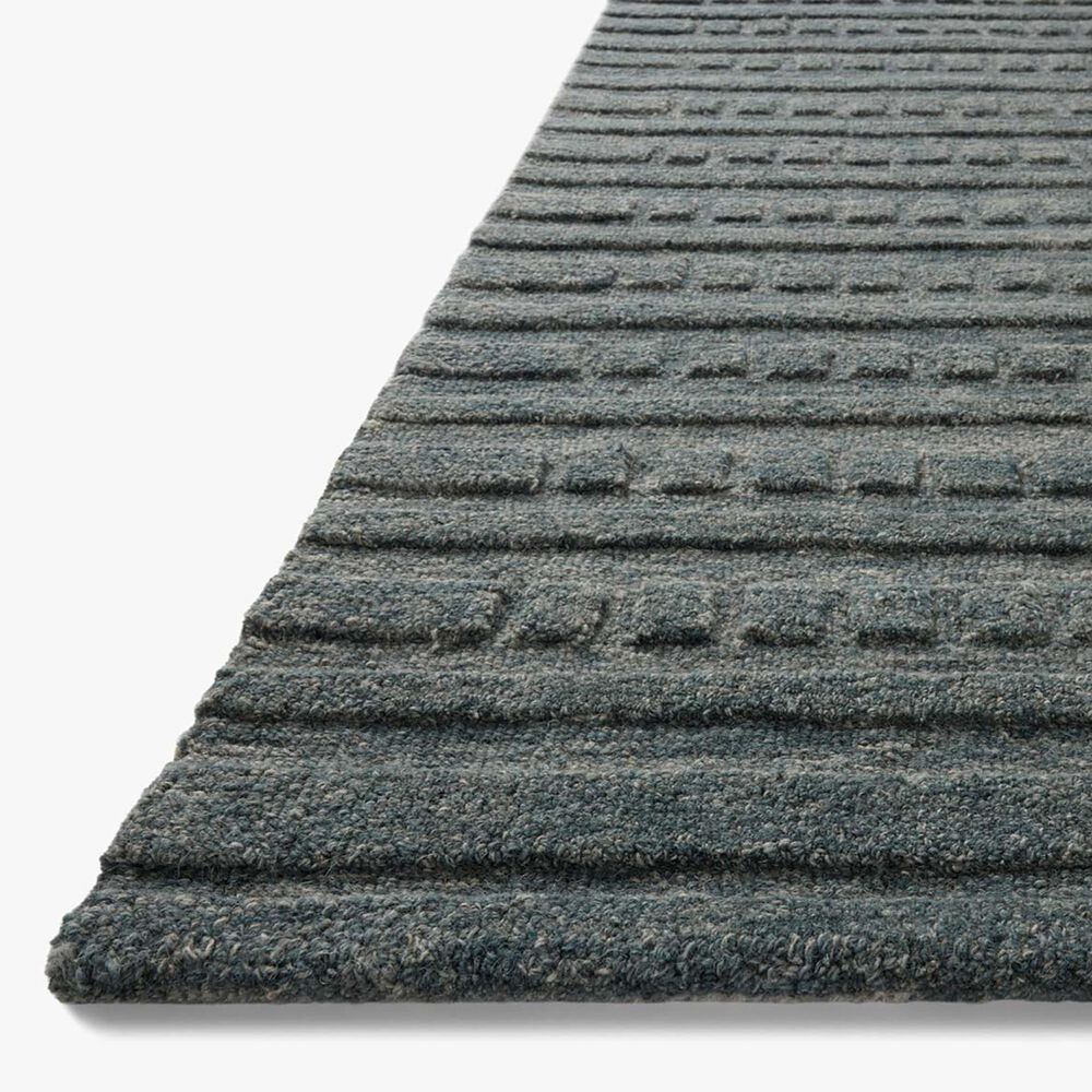 Chris Loves Julia x Loloi Bradley 2&#39;3&quot; x 3&#39;9&quot; Teal Area Rug, , large