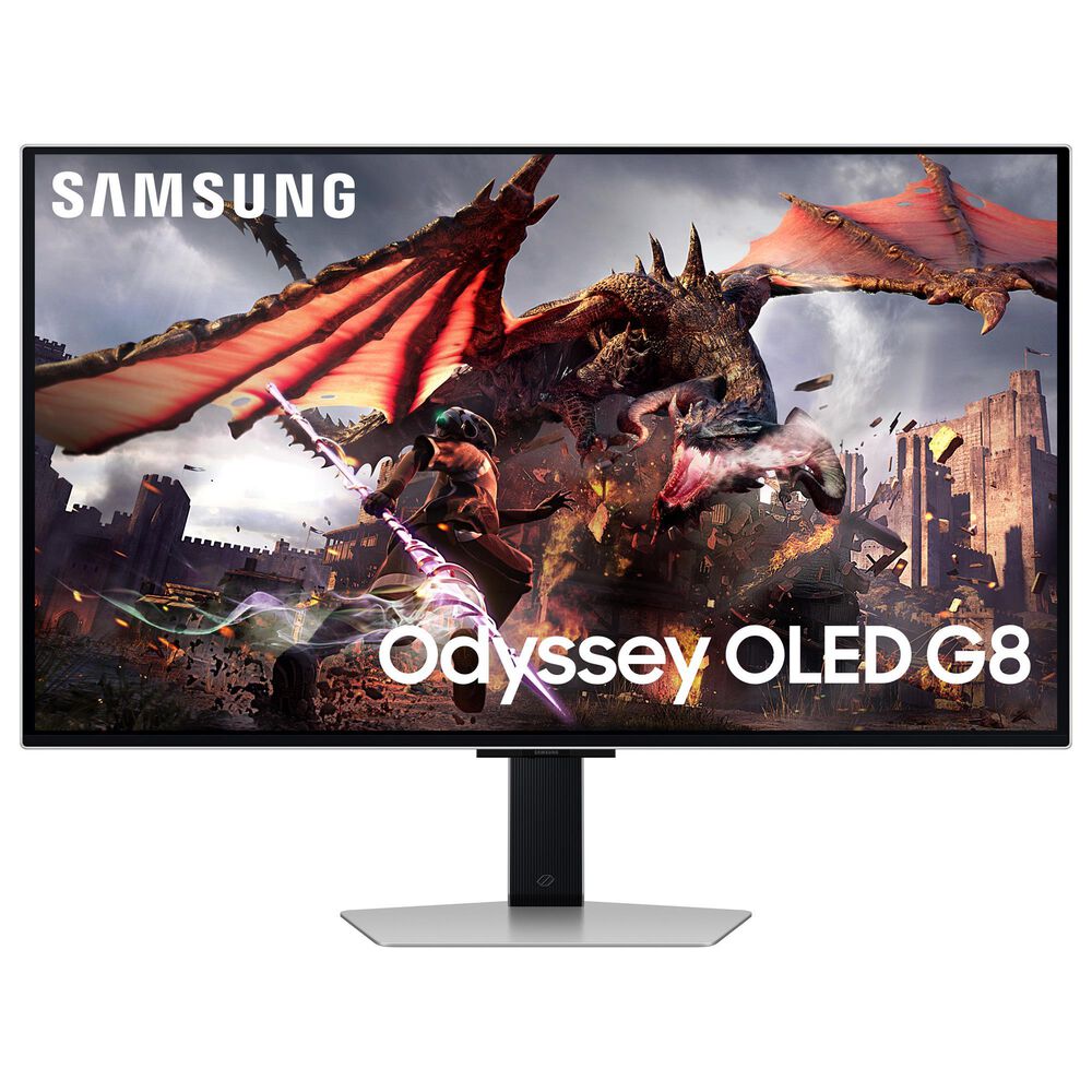 Samsung 32" Odyssey OLED G8 (G80SD) 4K UHD Smart Gaming Monitor in Silver, , large