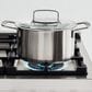Bertazzoni Heritage Series 48" All-Gas Range with 6 Brass Burner in Nero Matte and Gold, , large