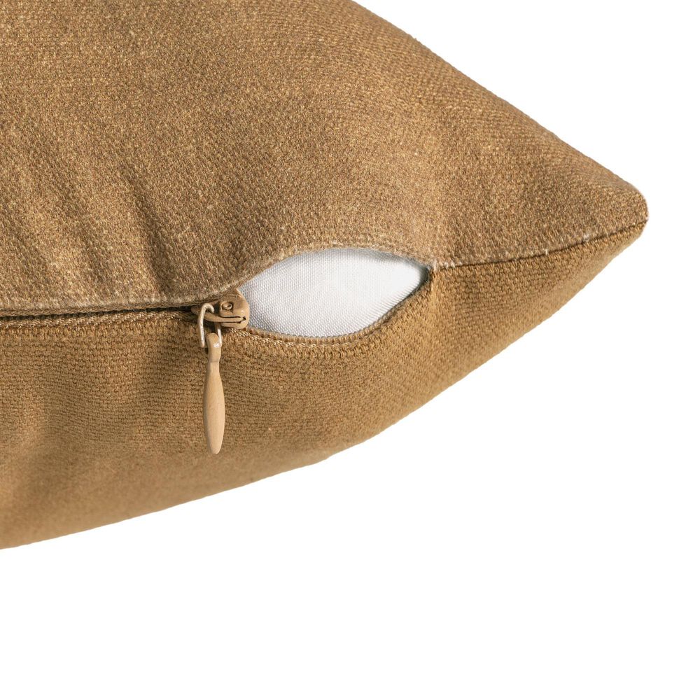 LR Home Arielle 20" x 20" Throw Pillow in Almond and Beige, , large