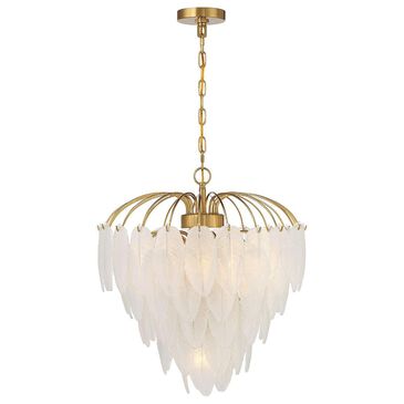 Savoy House Boa 6-Light Chandelier in Warm Brass, , large