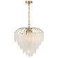 Savoy House Boa 6-Light Chandelier in Warm Brass, , large