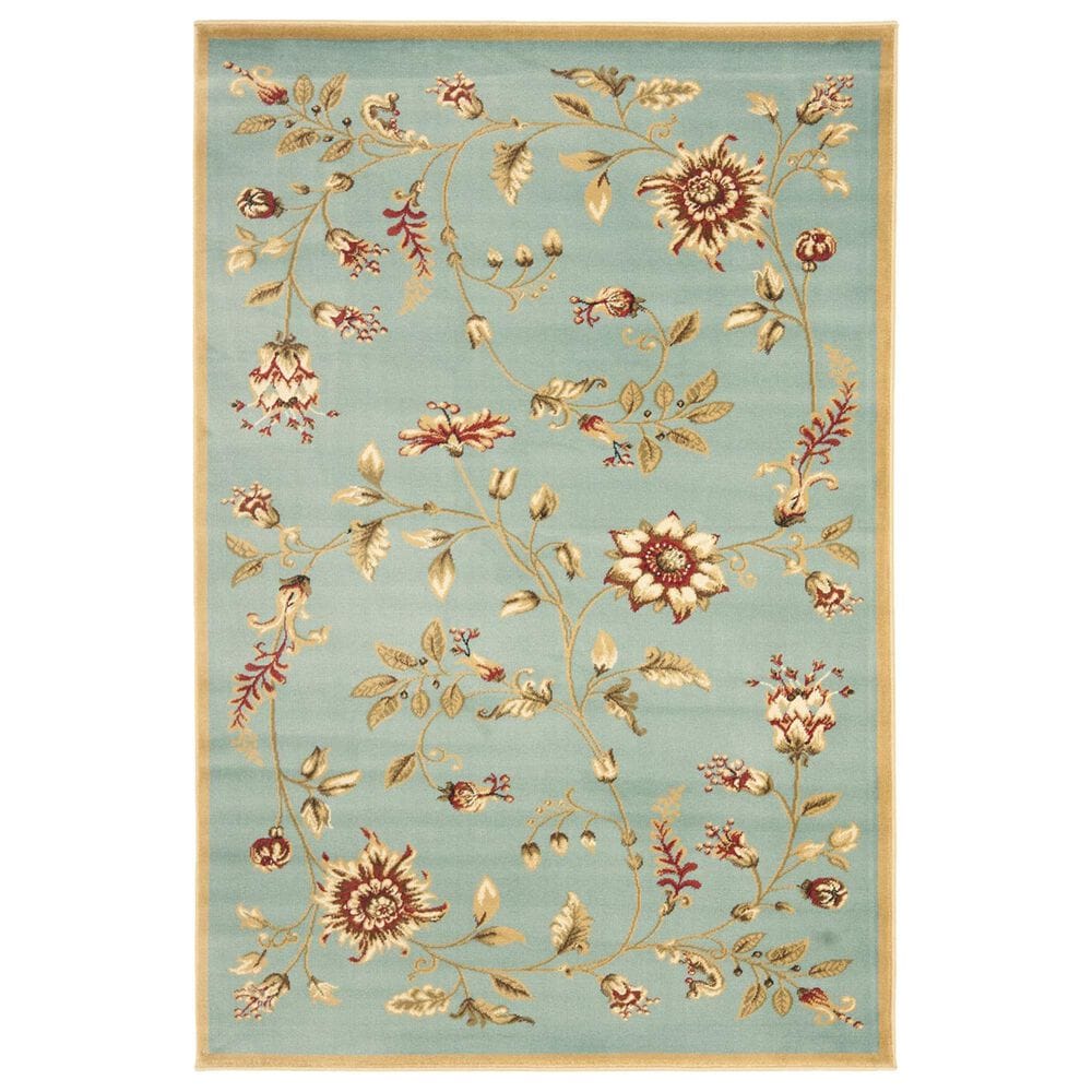 Safavieh Lyndhurst LNH552 3"3" x 5"3" Blue and Multicolor Area Rug, , large