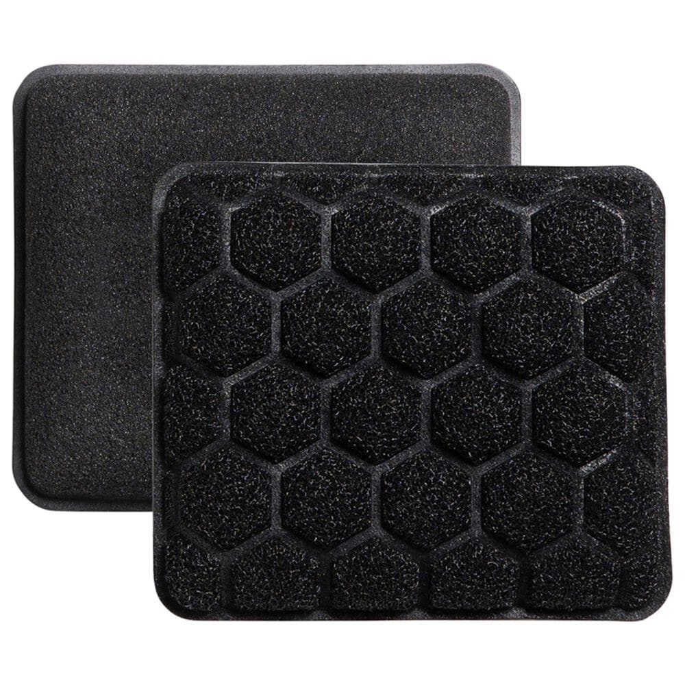 HIC Kitchen Rectangular Sudz-Power Scrubber Sponge in Black (Set of 2), , large