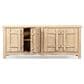 Jennifer Taylor Home Rowan 91" 4-Door Sideboard in Heritage Light Natural Brown, , large