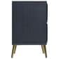 New Heritage Design Kailani 4-Piece Queen Bedroom Set in Black and Gold, , large